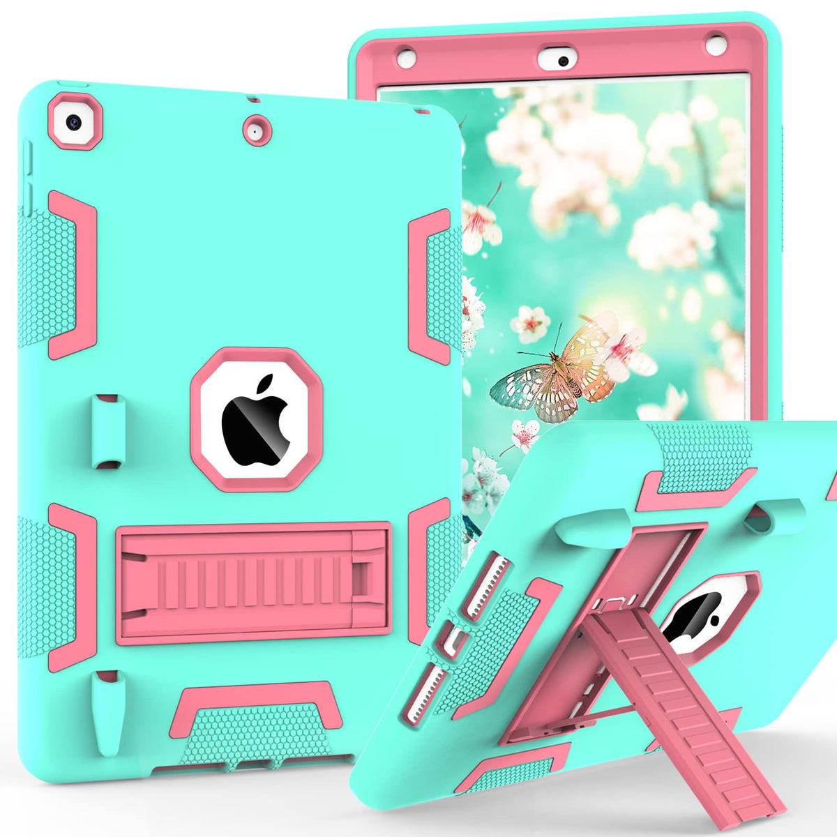Timism Ipad 9Th Generation Case, Ipad 8Th Generation Case, Ipad 7Th Generation Case, Hybrid Shockproof Rugged Drop Protection Co