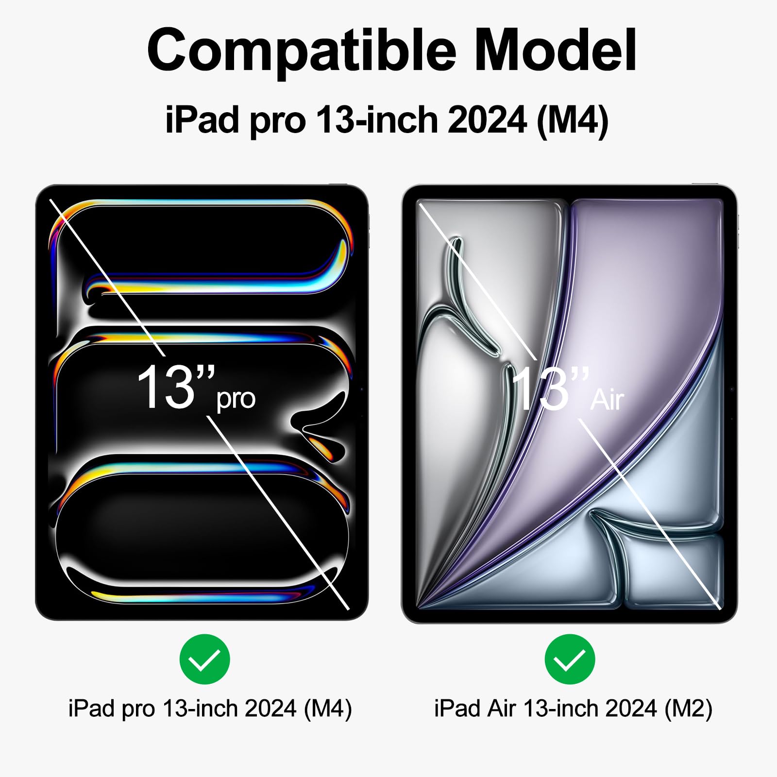 Privacy Screen Film Protector For Ipad Pro 13 Inch 2024 7Th M4/Ipad Air 13 Inch 2024 6Th M2, Scratch Resistant 9H Hardness Ipad