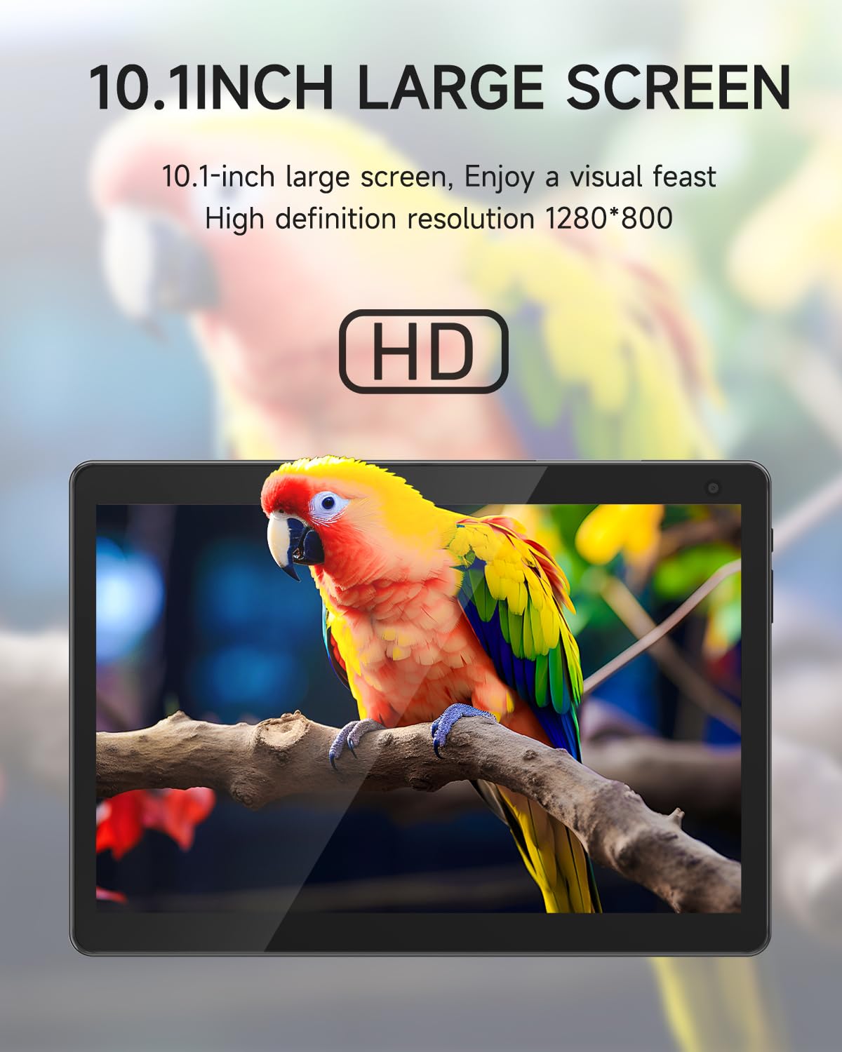 Tablet Android 12, Tablets 10 Inch, 4Gb Ram 32Gb Rom Computer Tablet Support 512Gb Expand, 1280X800 Ips Screen, 2Mp+8Mp Dual Cam