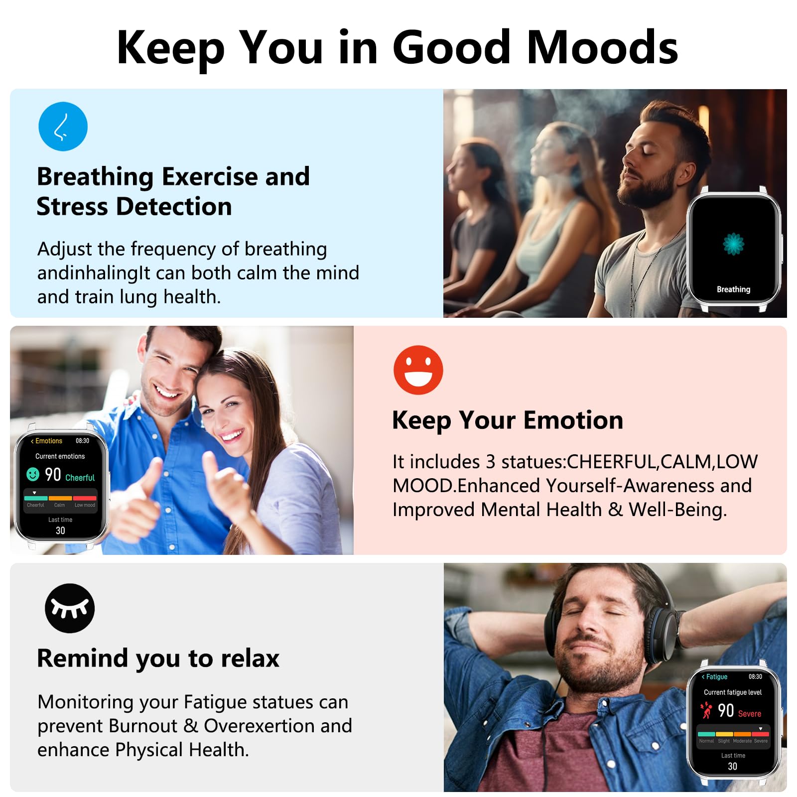 Brhgph Smart Watch With Ai Functions Gps Tracking For Android Phones And Iphone Compatible Bluetooth Call Message Alert Heart Ra