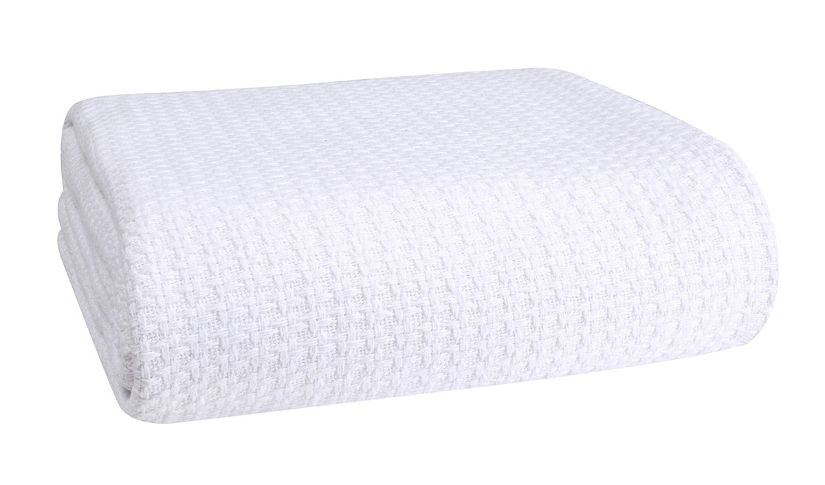 Elvana Home 100 Cotton Bed Blanket, Breathable ,King Size, Cotton Thermal Blankets , Perfect For Layering Any Bed For All Season
