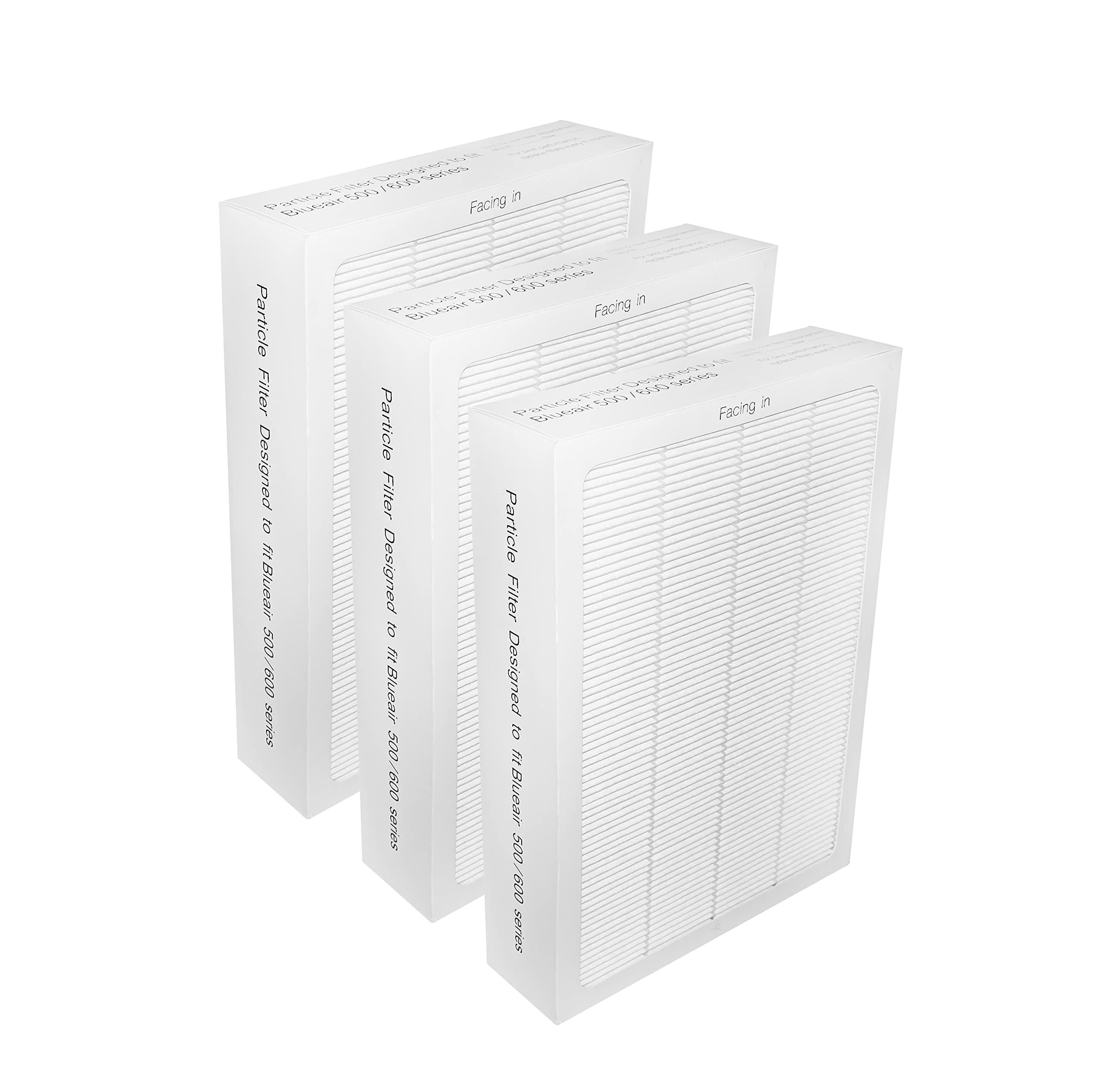 Lifesupplyusa Complete Set Of 3 Filters Compatible With All Blueair 500/600 Series Air Cleaner Purifiers 501, 503, 505, 510, 550