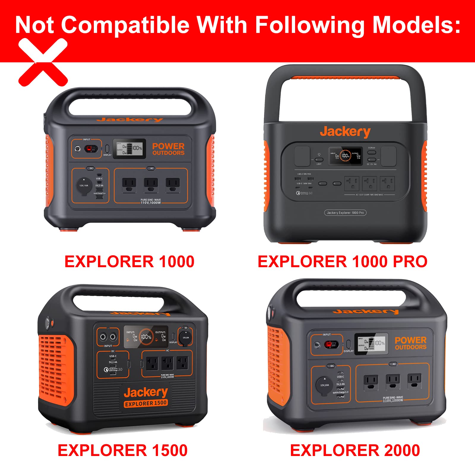 Charger For Jackery Charger 24V 90W Ac Adapter For Jackery Portable Power Station Explorer 160 240 300 500 550 E300 E500 E550 So