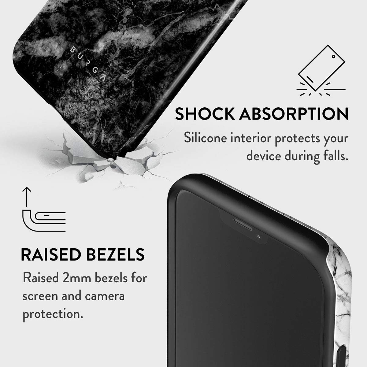 Burga Case For Iphone 12 Pro Max   Max Protective, Cute, Aesthetic, Trendy, Pattern Phone Cover, Fall Collection   Fits Apple Ip