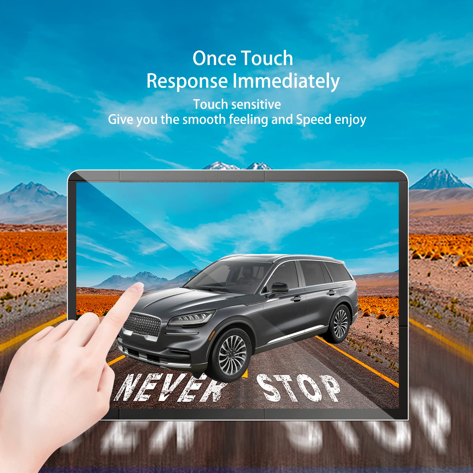 Xxciwp 2024 Aviator Navigation Screen Protector For 2024 2020 2022 2023 Lincoln Aviator 10.1Inch Touch Screen Tempered Glass Pro