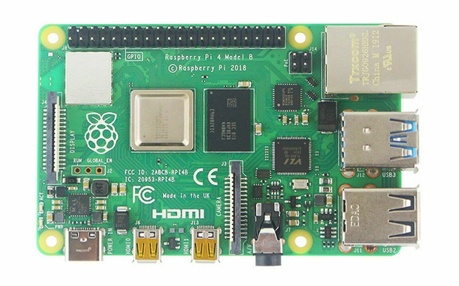 DIGISHUO Raspberry Pi 4 Model B 8GB RAM DIY Kit with Case Fan 64GB SD Card HDMI Cable Power Supply
