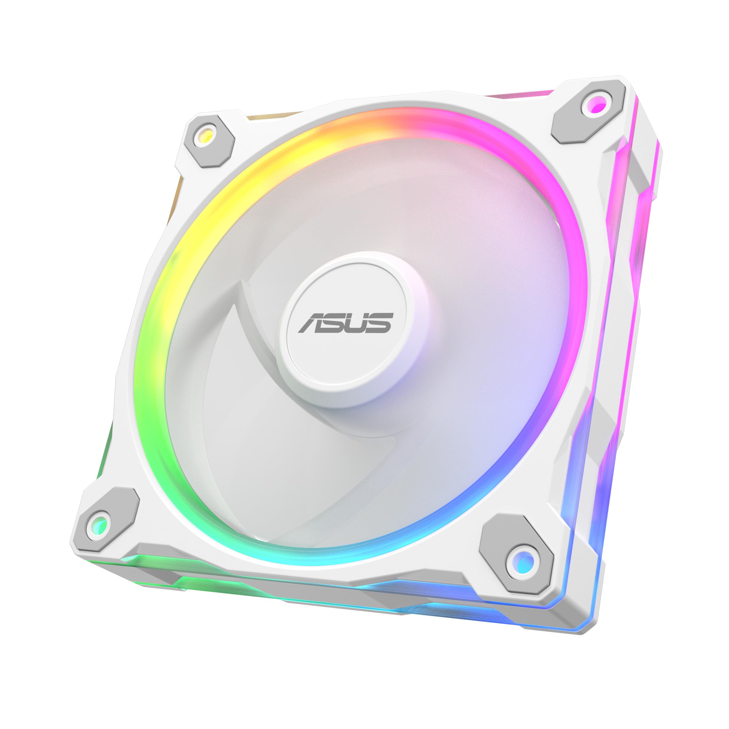 ASUS FN PRIME MR120 FAN ARGB REVERSE WHITE 120mm PWM 20ARGB single pack Retail