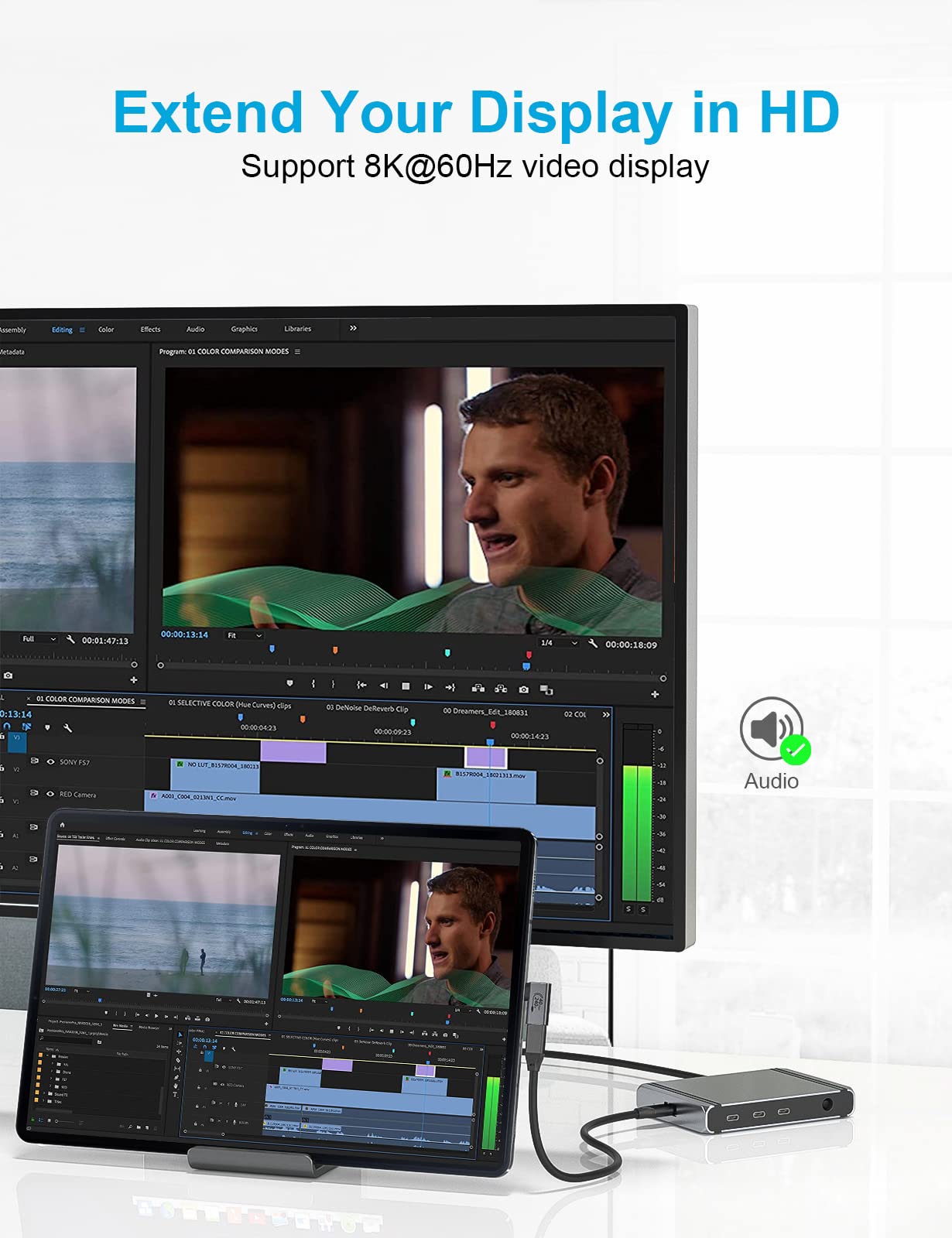 Xaosun Right Anlge Usb C Adapter, 90 Degree Usb C To C Adapter 240W 40Gbps, Usb C Male To Usb C Female Thunderbolt 4 Adapter For