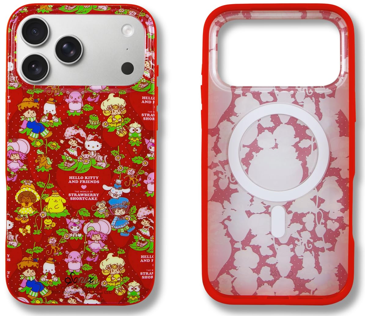 Sonix x Sanrio Case for iPhone 17 Pro Max | Compatible with MagSafe | 10ft Drop Tested | Hello Kitty x Strawberry Shortcake