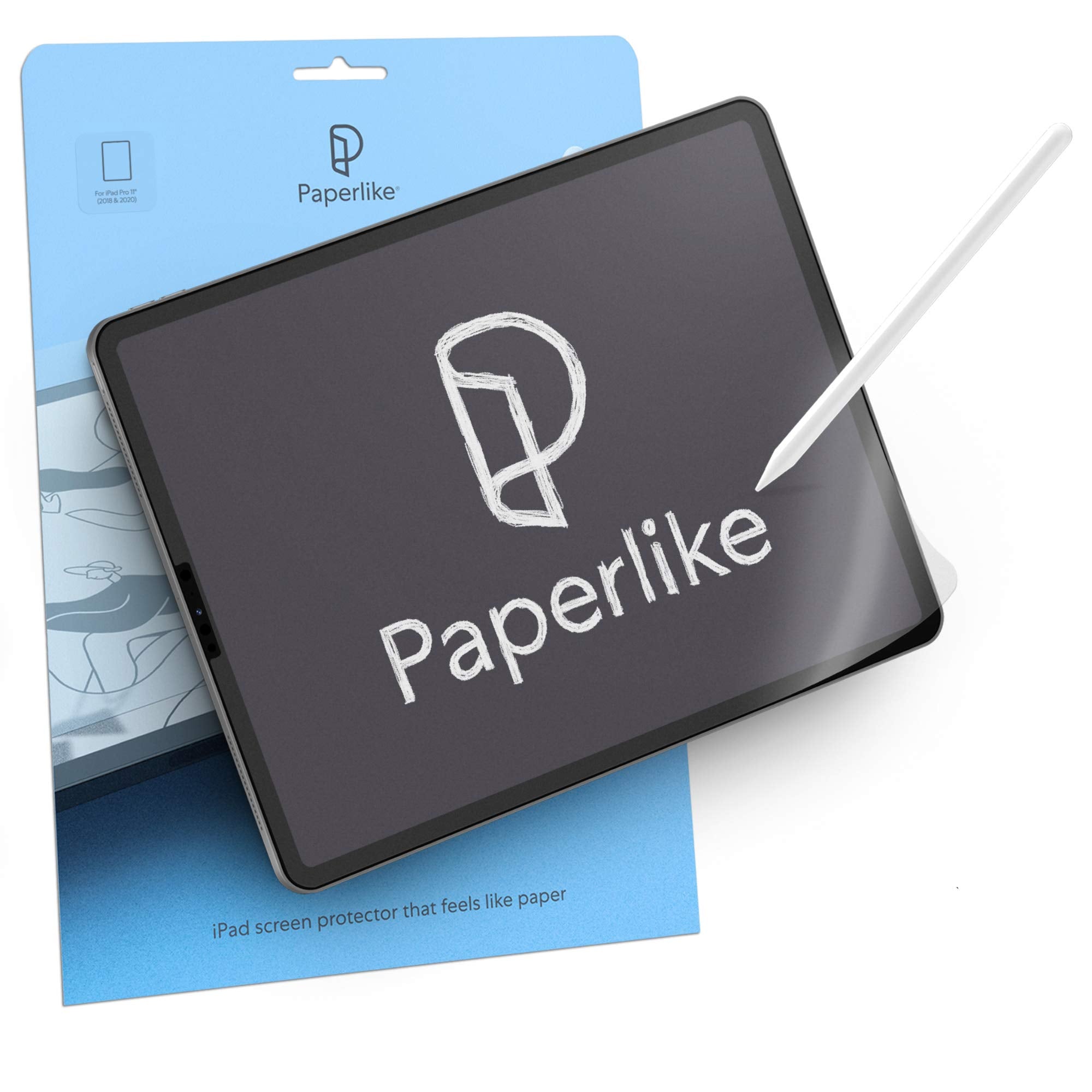 Paperlike 2.0 Pro Bundle - 2x Screen Protector for iPad Pro 11 & iPad Air 10.9, 2x Pencil Grips & 1x Cleaning Kit