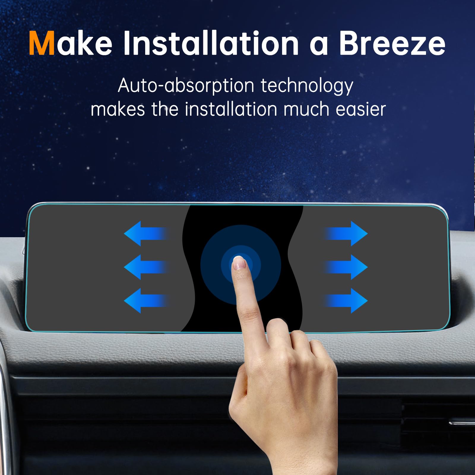 Shaohao For 2023 2024 2025 Mazda Cx 50 Screen Protector Fit For 2023 2024 2025 Mazda Cx 50 Cx50 Accessories 10.25 Inch Tempered Glass Anti Fingerprint & Scratch 2024 2025 Cx50 Navigation Screen Cover