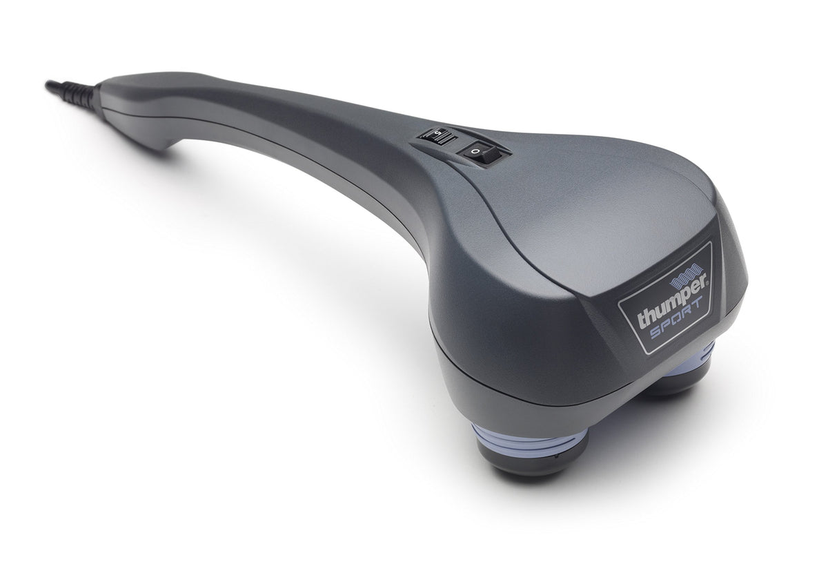 Thumper Sport Percussive Massager - Deep Tissue Home Use Massager For Muscles, Back, Shoulders, Legs, Arms. Portable Percussive 