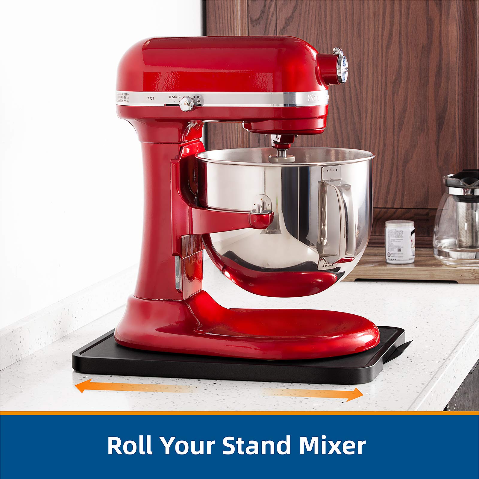 Sicheer Appliance Sliding Tray Compatible With Ninja Grill And Kitchenaid Stand Mixer Extra Deep Rolling Accessories For Keurig