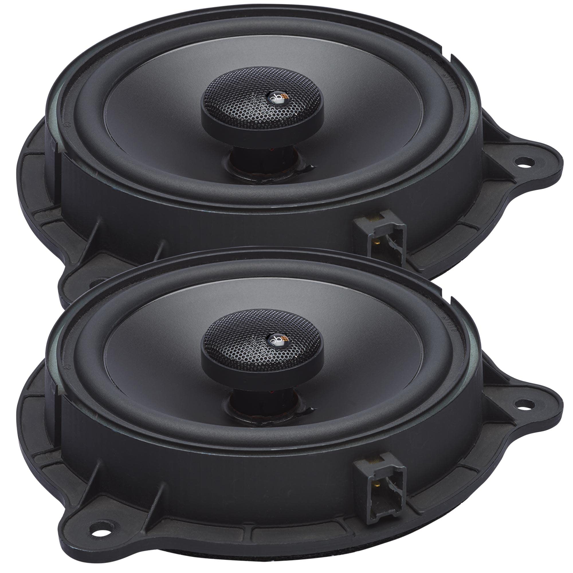 PowerBass OE652-NS2 6.5 2O Direct Fit Premium OEM Replacement Coaxial Speakers Compatible with Select Nissan Vehicles