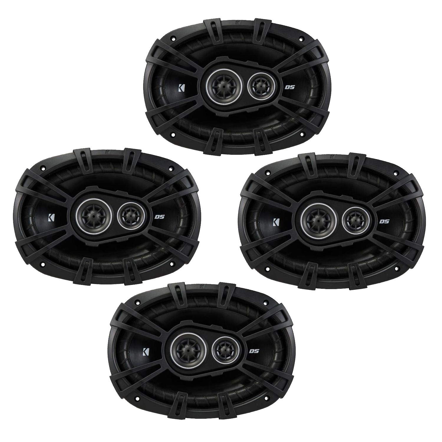 Kicker Dsc6930 6X9 Inch (160X230Mm) 3 Way Speakers, 4 Ohm Bundle