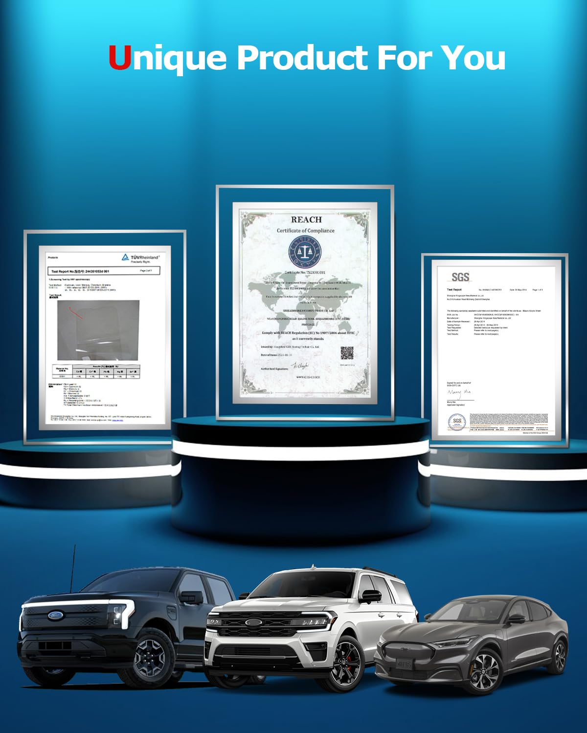 Aszsk Tempered Glass Screen Protector For Expedition 2024 2023 2022,12 Inch Protective Film Compatible With Ford F 150 Lightning