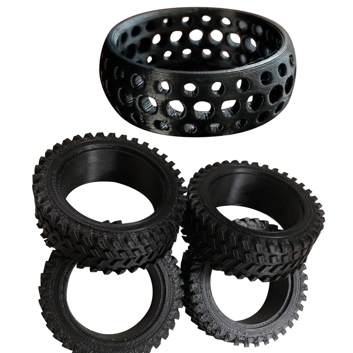 Priline Tpu Filament,Priline 98A Tpu Flexible Soft 3D Printer Filament,1Kg 1.75Mm Spool Durable Tpu Flexible Material, Black