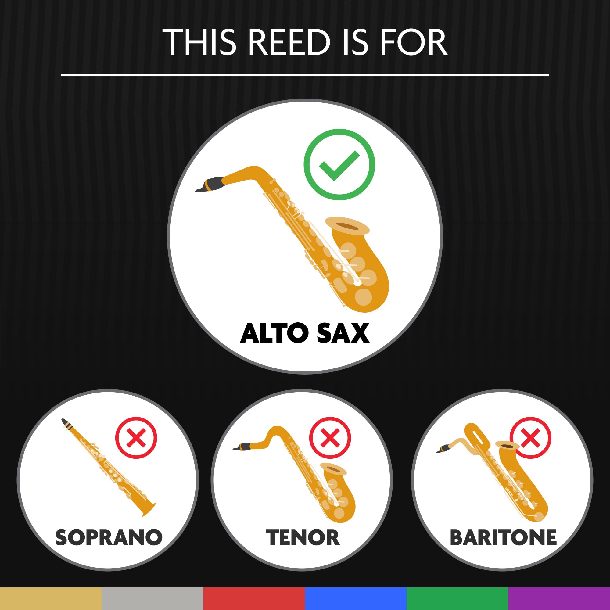 L      G      Re Reeds Premium Synthetic Woodwind Reed, Alto Saxophone, Classic, Strength 3.00 (As3.00)