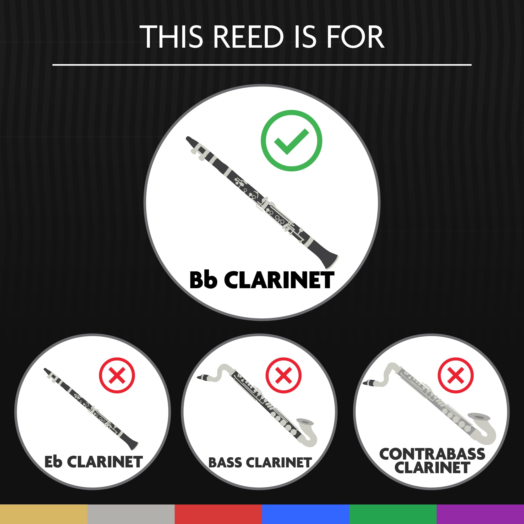 L      G      Re Reeds Premium Synthetic Woodwind Reed, Bb Clarinet, European Cut, Strength 4.00 (Bbes4.00)