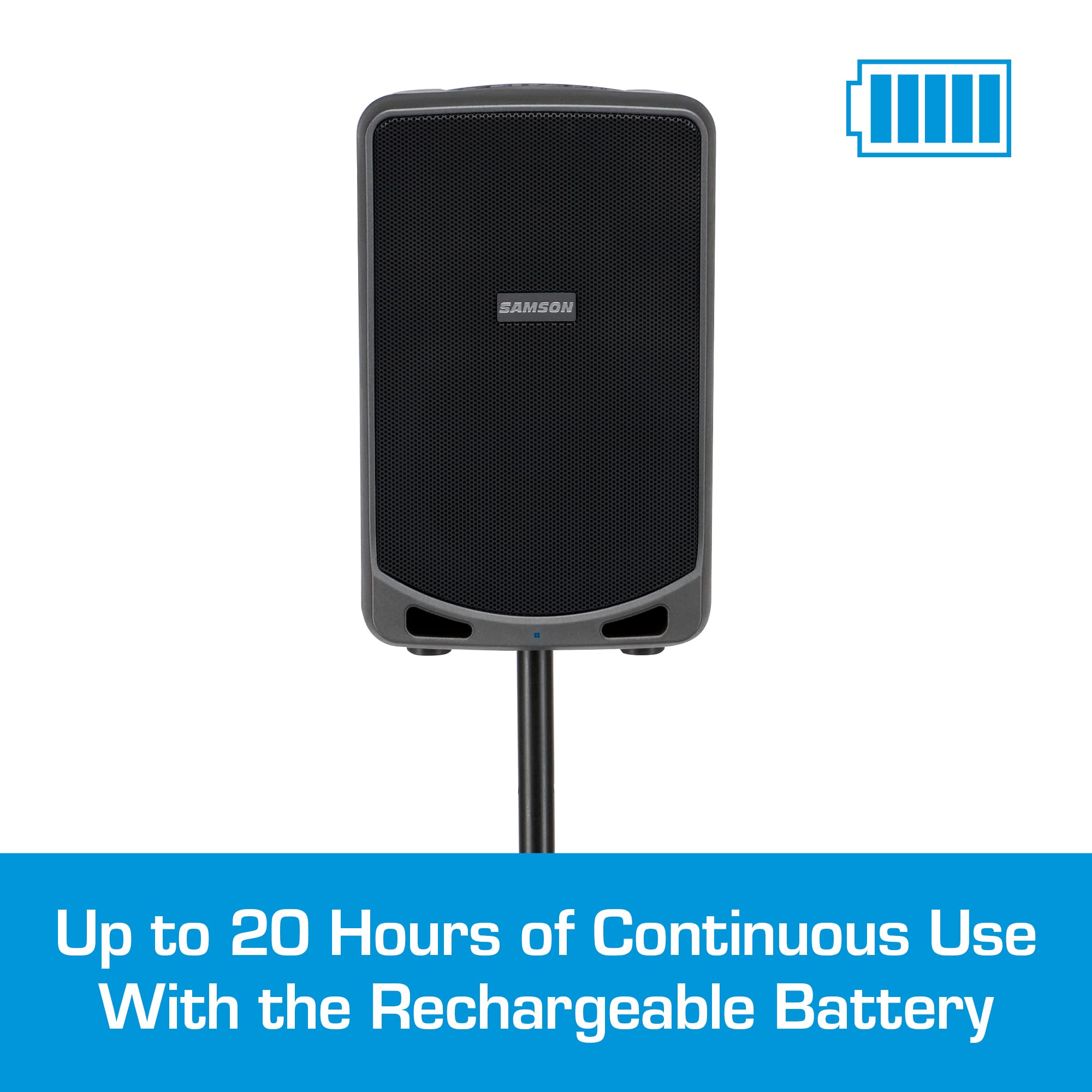 Samson Expedition Xp106W Rechargeable Battery Powered Wireless Pa With Bluetooth