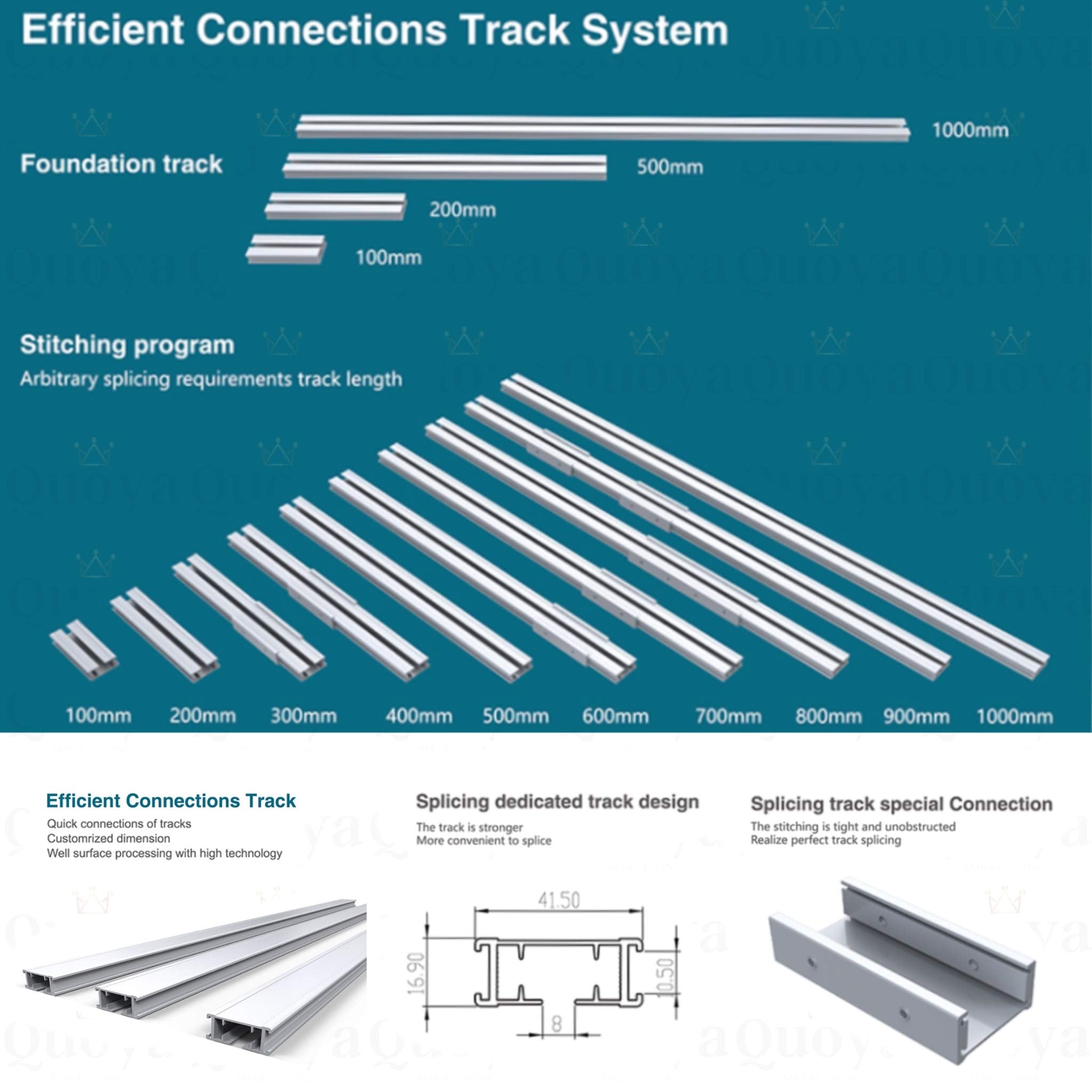 Quoya Ql500 Smart Curtains System, Electric Curtain Track With Automated Rail?Motorized And Adjustable Tracks/Rod/Pole ?Motor Co