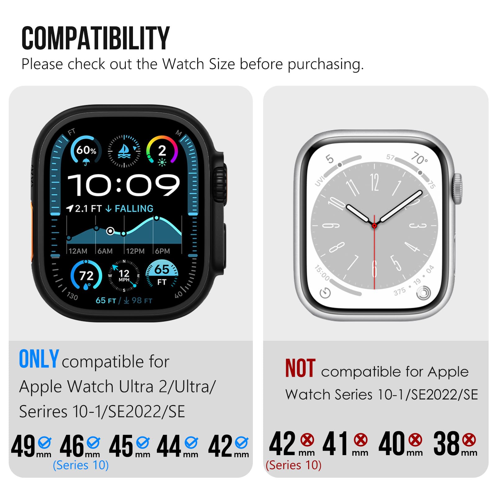 Kades Metal Band Compatible With Apple Watch Band 49Mm 45Mm 44Mm 42Mm Iwatch Ultra Series 8 Series 7 Se 2022 6 5 4 3 2 1, Stainl