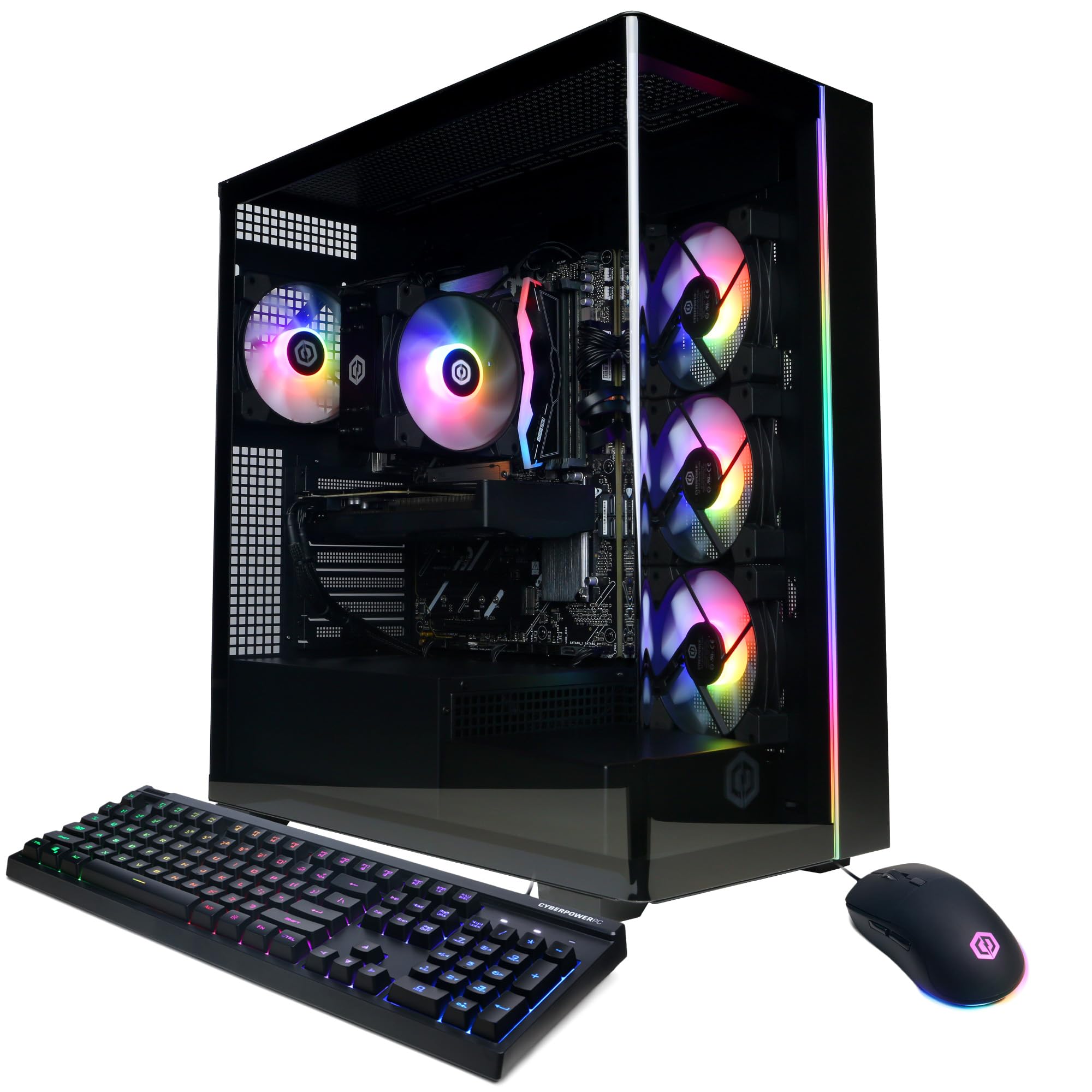 CyberPowerPC Gamer Master Gaming PC, AMD Ryzen 7 8700F 4.1GHz, GeForce RTX 5060 Ti 8GB, 16GB DDR5, 1TB PCIe 4.0 SSD, WiFi Ready