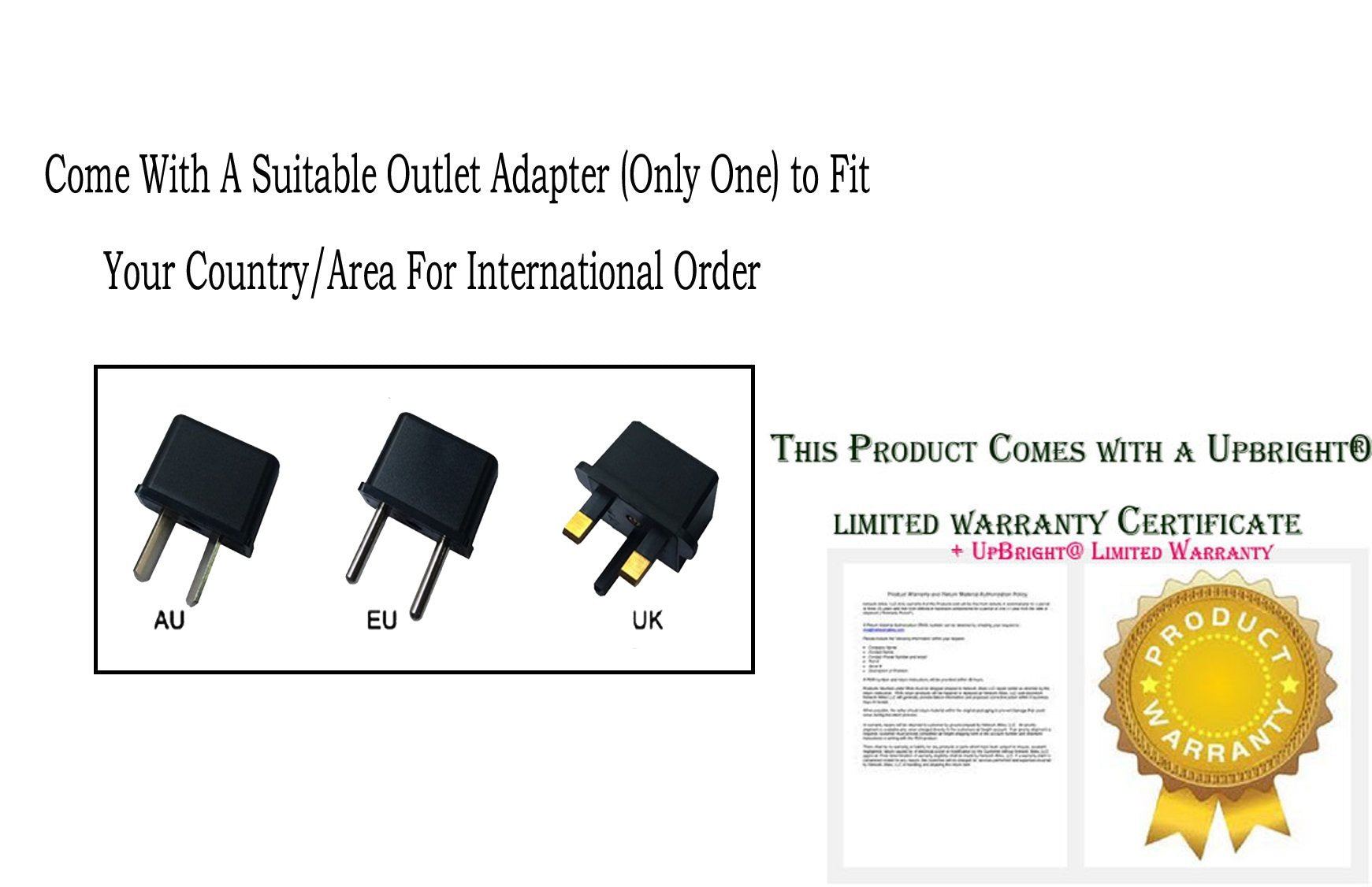 Dve Ac Power Supply 12V 1A For Surveillance Cameras And Electronic Devices Ul Approved