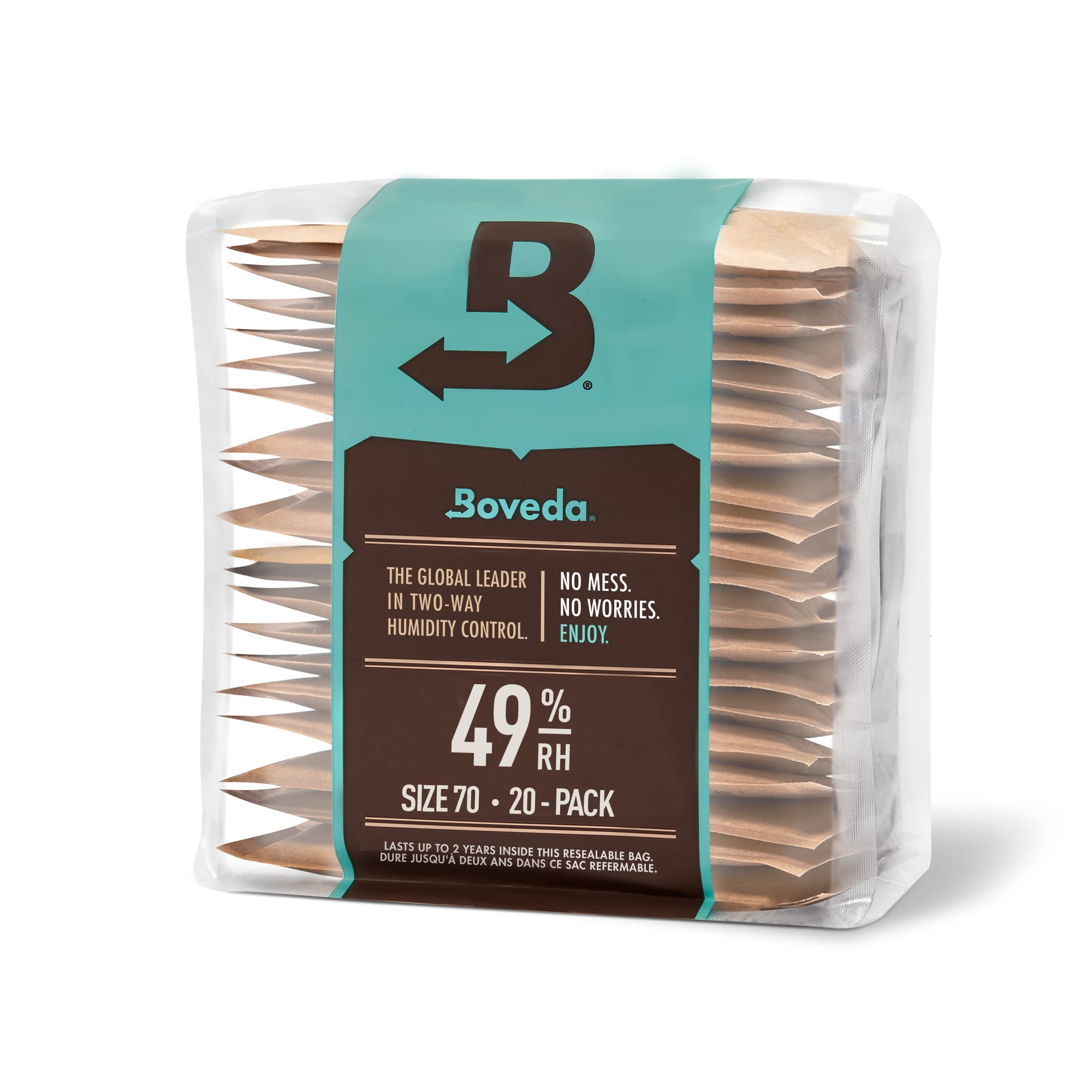 Boveda 49% Two Way Humidity Control Replacement Packs For Boveda Starter Kits For Music   20 Pack   Moisture Absorbers For Instr