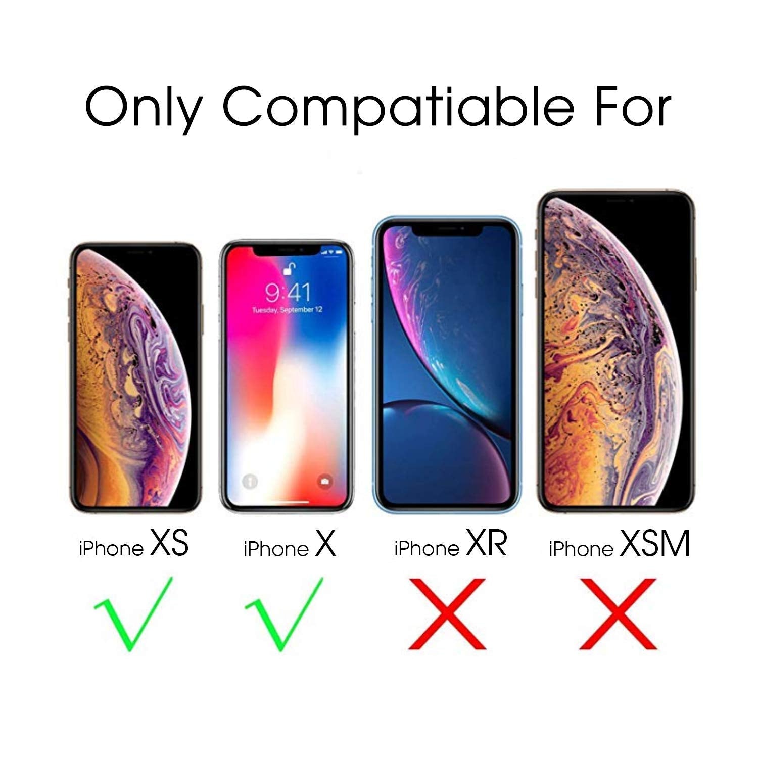 Bentoben For Iphone X Case, Iphone Xs Case, 3 In 1 Heavy Duty Rugged Hybrid Hard Pc Soft Tpu Bumper Shockproof Non Slip Protecti