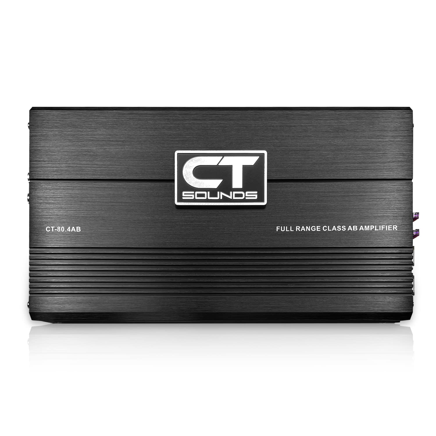 Ct Sounds Ct 80.4Ab Full Range Class Ab 4 Channel Car Audio Amplifier, 480 Watts Rms
