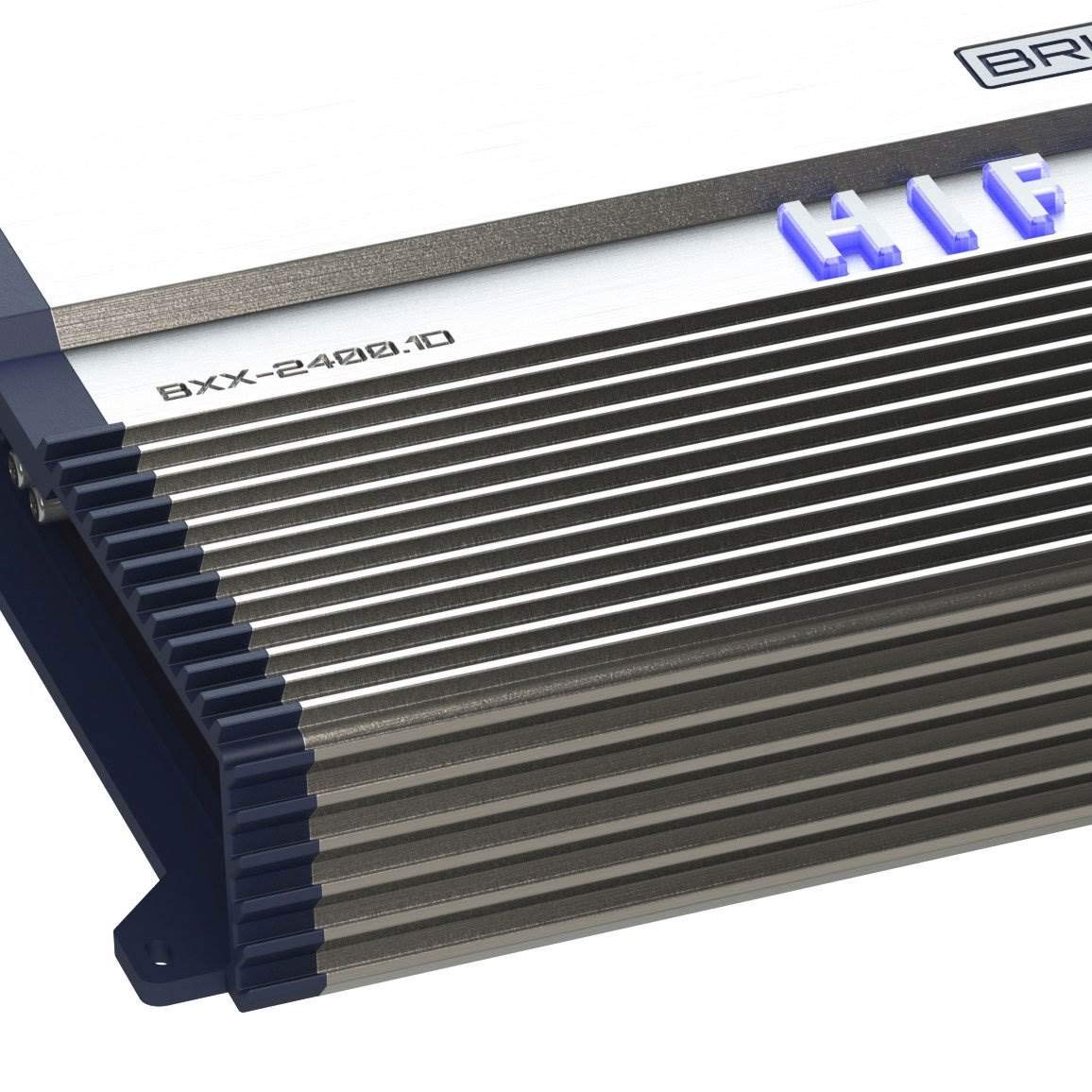 Hifonics Bxx2400.1D Brutus Class D 2400W Rms 1 Ohm Mono Car Subwoofer Amplifier