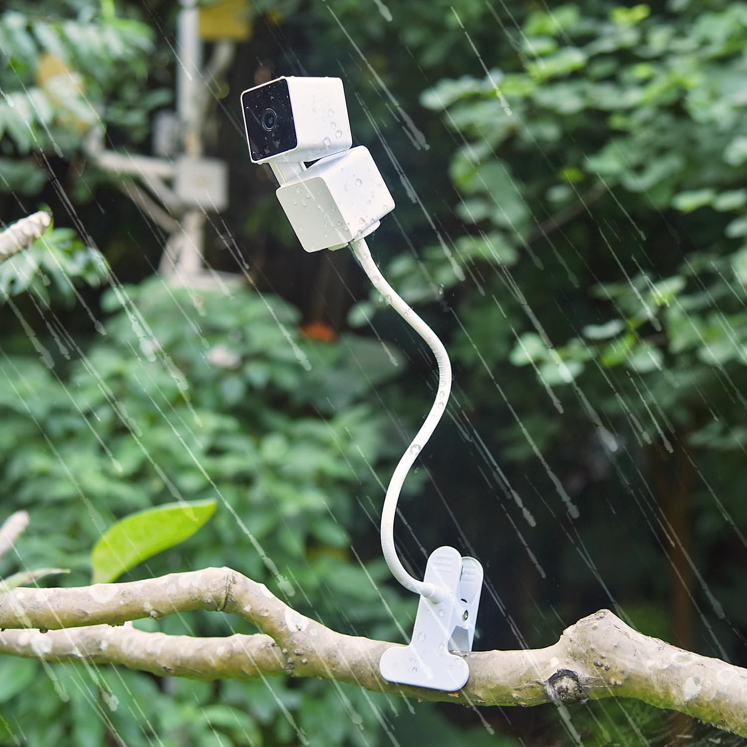 Caguan 2Pack Flexible Clamp Mount For Wyze Cam Pan V3 Indoor/Outdoor Camera, Wyze Cam Pan V2, Wyze Cam V4/V3/V2, Wyze Cam Outdoo