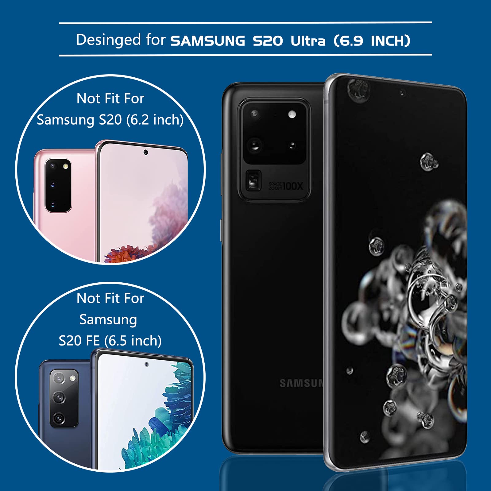 Lywhl [2 Pack] For Samsung Galaxy S20 Ultra Privacy Screen Protector, [Support Fingerprint Id] Anti Spy Full Adhesive Flexible F