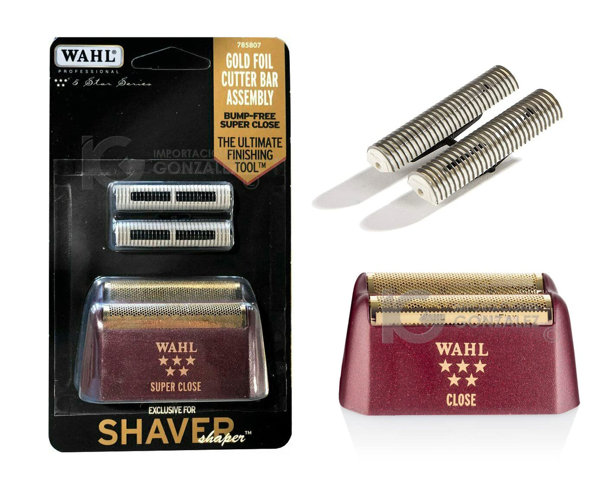 Wahl Bump Control Super Close Foil And Cutter Set