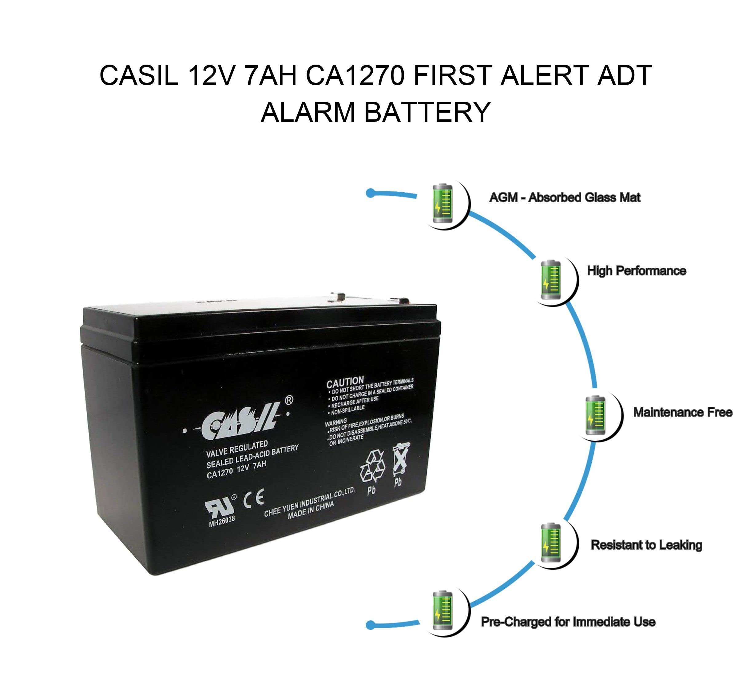 Ultratech Ut1270 / Ut 1272 F1 12V 7 Ah Sealed Lead Acid Alarm Battery Ut 1270 Ut 1272 F1