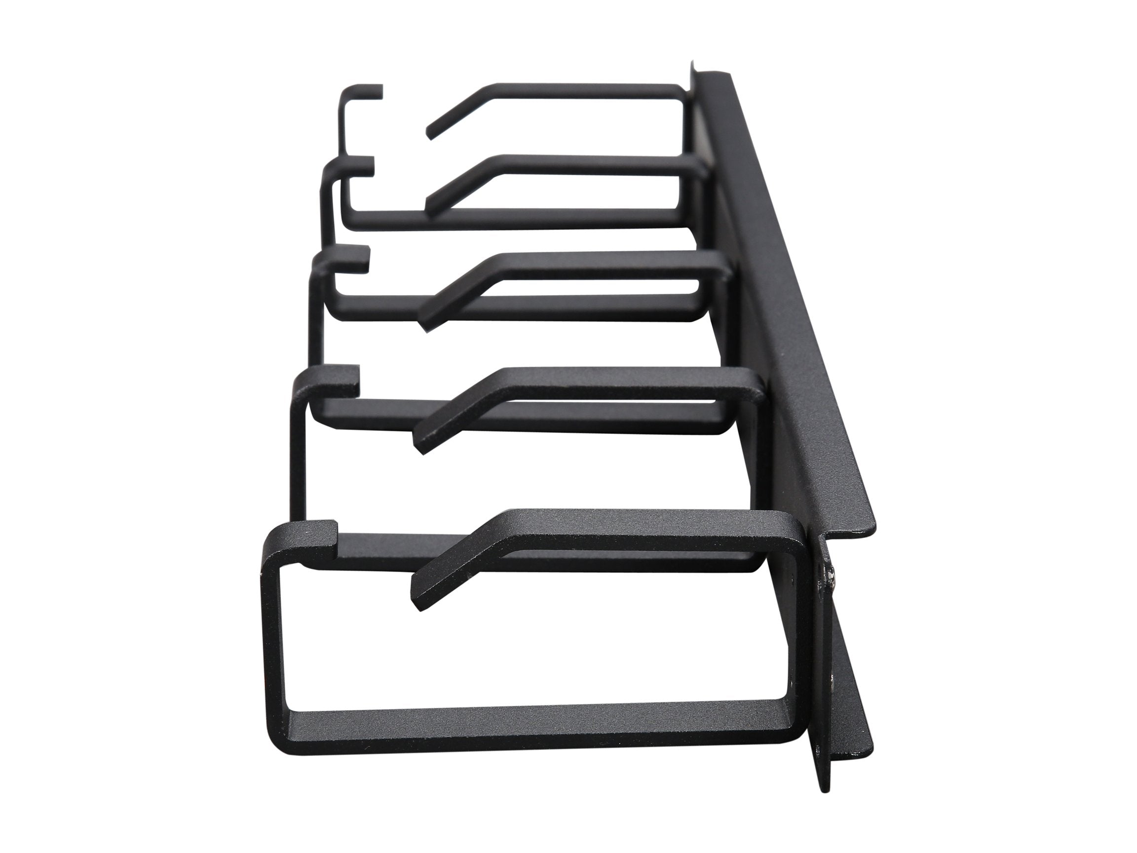 Rosewill 1U 19 Inch Rack Mount Horizontal Cable Management With 5 Metal Rings And Mounting M6 Screws, Metal Rings Cable Manager