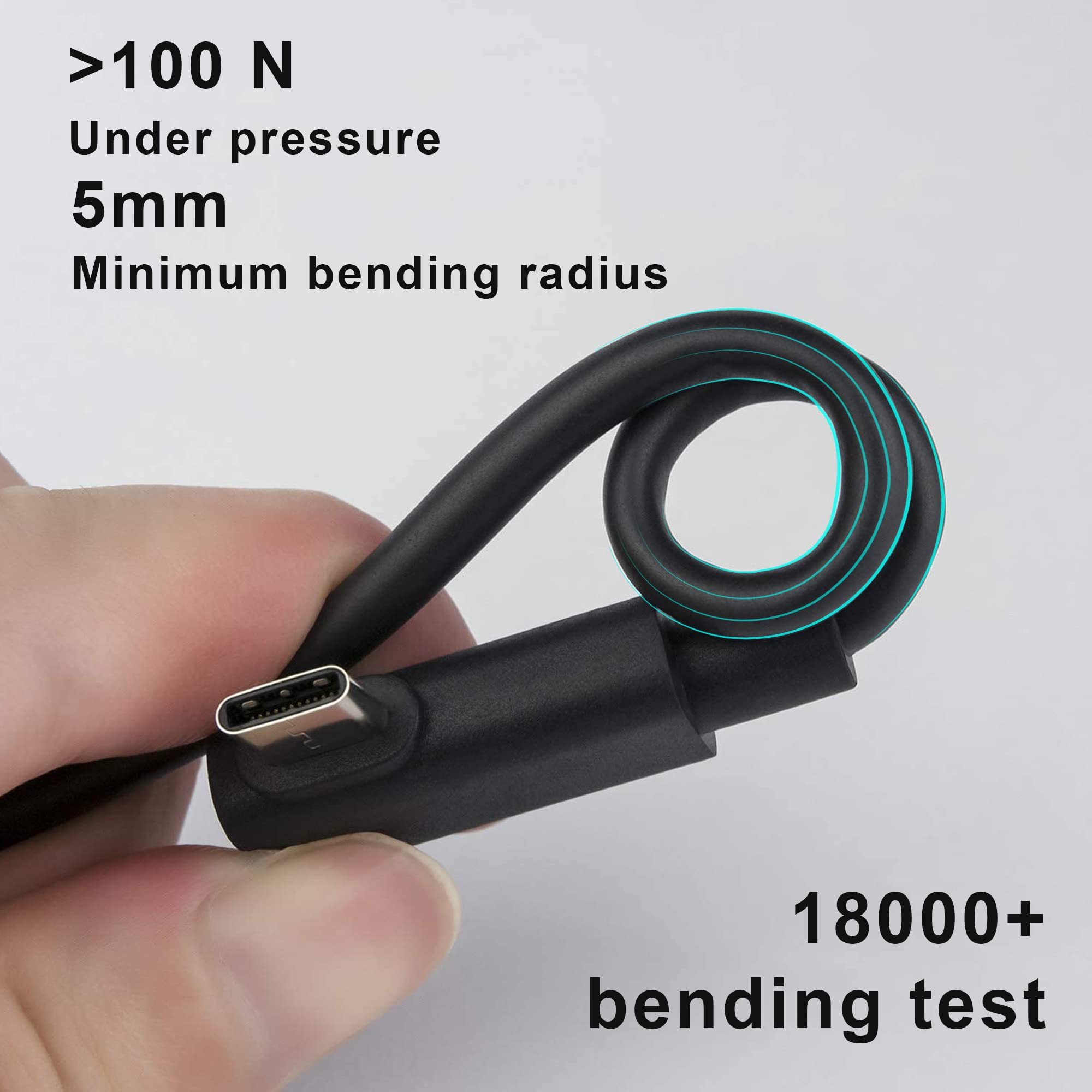 Fibbr Ultra Fiber Optic Cable Link Cable 10Ft/3M, 5Gbps High Speed Usb Cable, Usb C To Usb C Hybrid Active Optical Usb 3.1 Cable