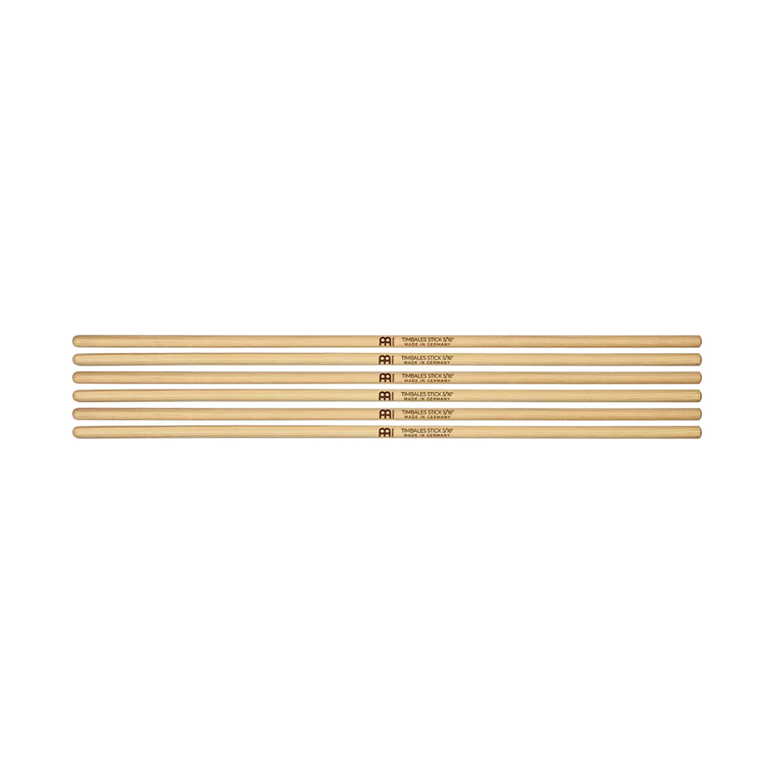 Meinl Stick & Brush Timbale Sticks, Pack Of 3 Pairs, 5/16''   American Hickory Percussion Drumsticks   Made In Germany (Sb117 3)