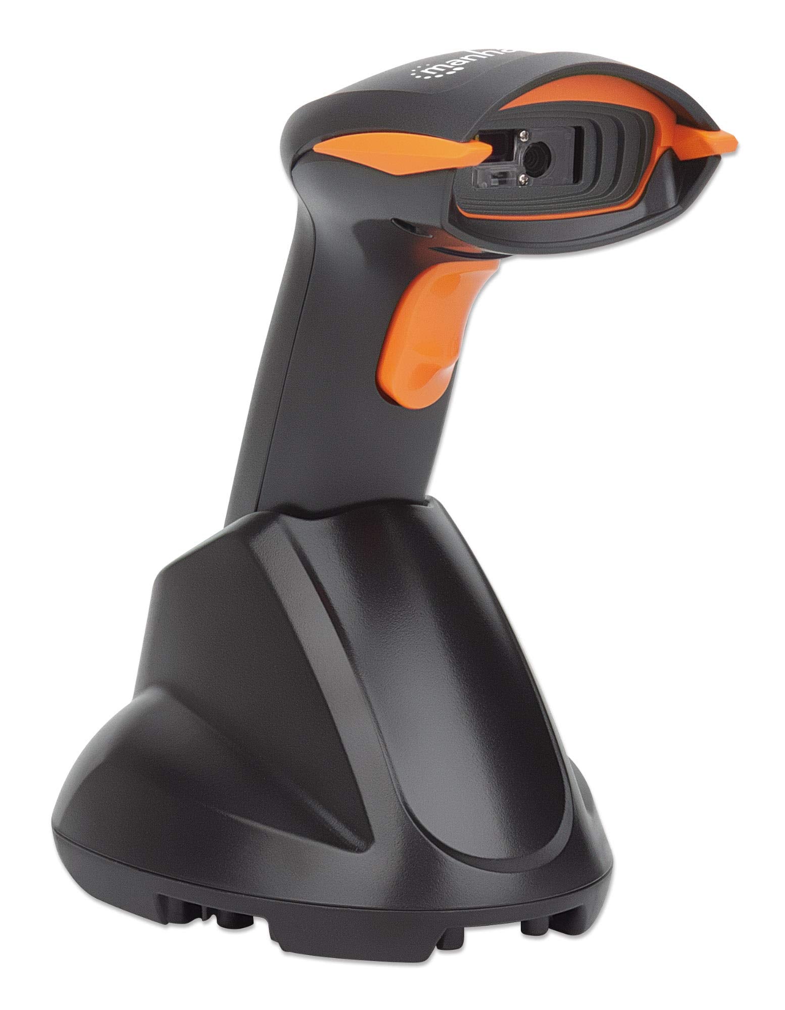 Manhattan Wireless 2D Barcode Scanner Scan Depth Up To 250 Mm (9.84 In.) Wireless Range Up To 80 M (264 Ft.) Rugged Ip42 Rated H