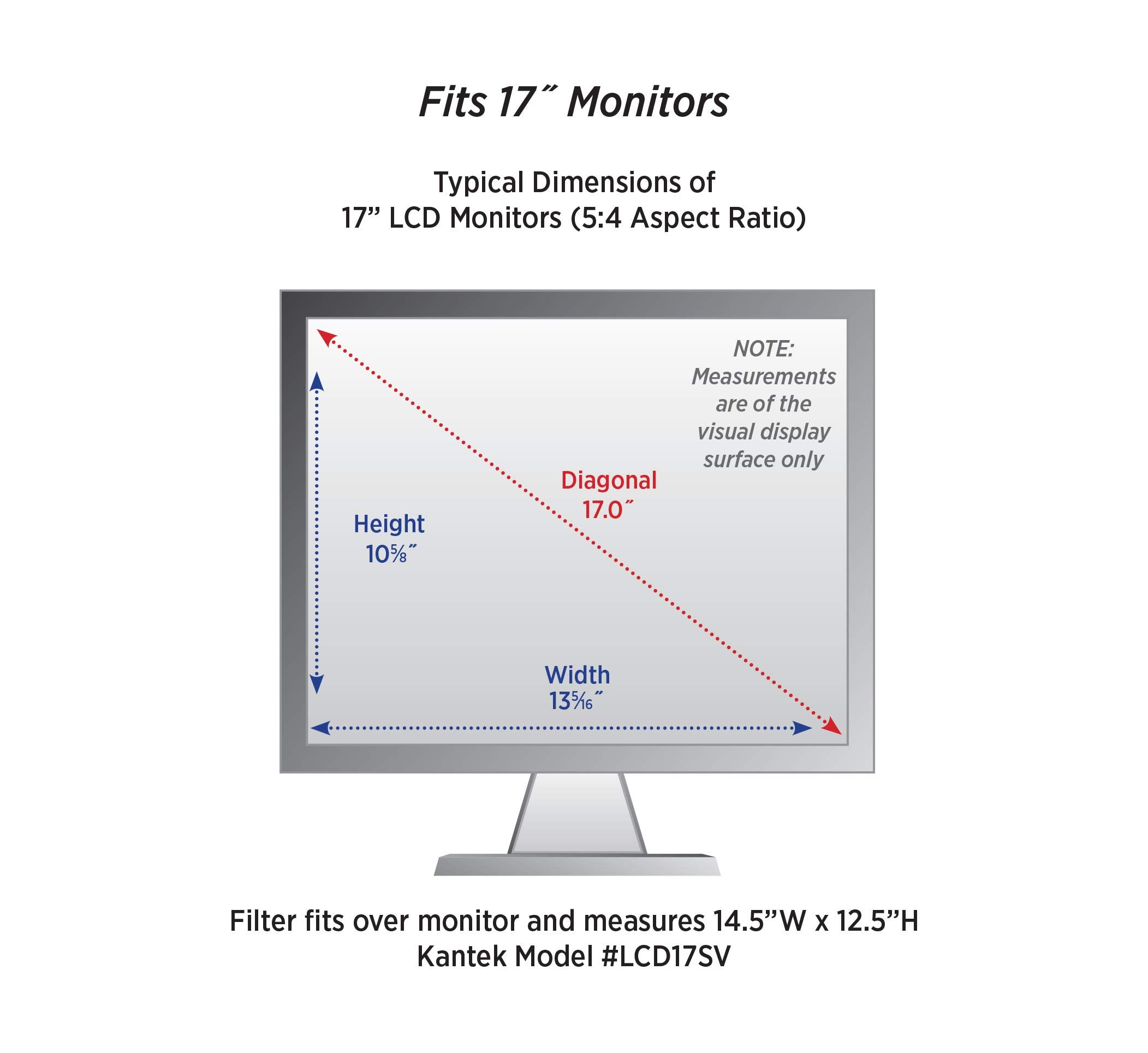 Kantek Lcd Protect Deluxe Privacy Filter For 17 Inch Monitors (Lcd17Sv)