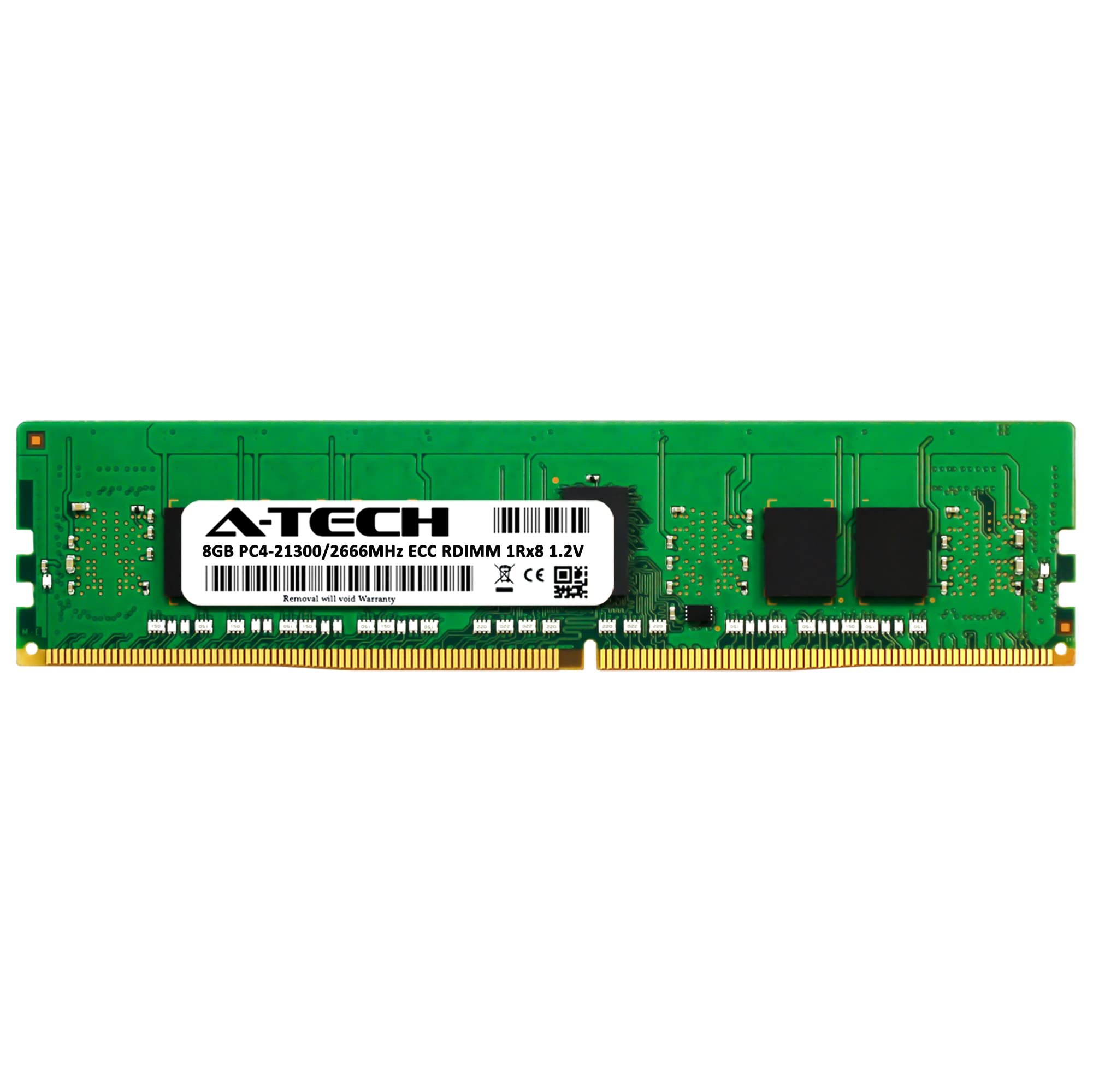A Tech 8Gb Ddr4 2666Mhz Pc4 21300 Ecc Rdimm 1Rx8 1.2V Single Rank Ecc Registered Dimm 288 Pin Server & Workstation Ram Memory Up