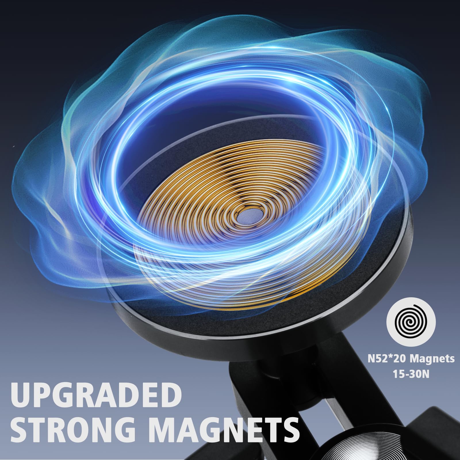 Phone Mount For Tesla Model Y Model 3 Accessories 2024, For Magsafe Strongest Magnetic Tesla Phone Mount For Tesla Model 3/Y/Cyb