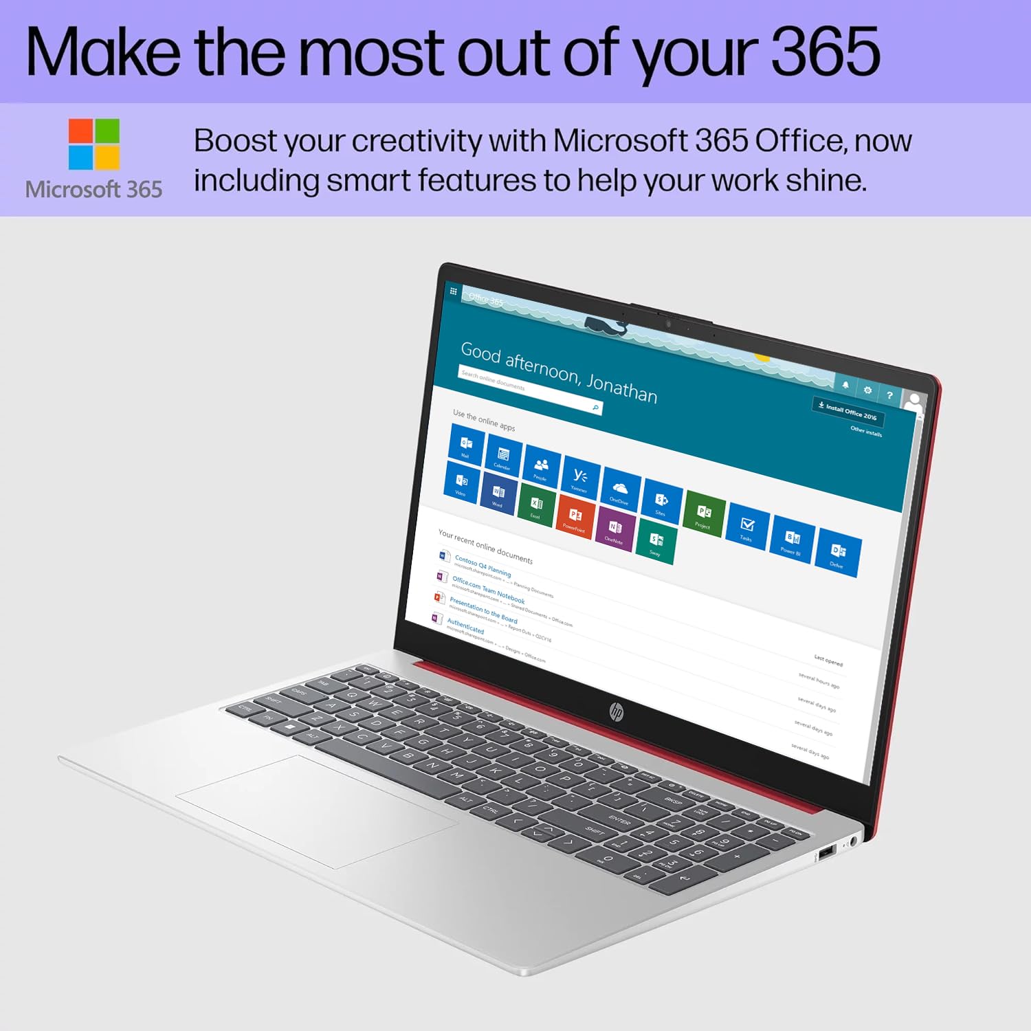 Hp Newest Essential 15.6'' Laptop, Intel N200 4 Core Processor, 16Gb Ram, 256Gb Storage (128Gb Ssd+128Gb Wowpc Usb), Wifi 6 & Bl