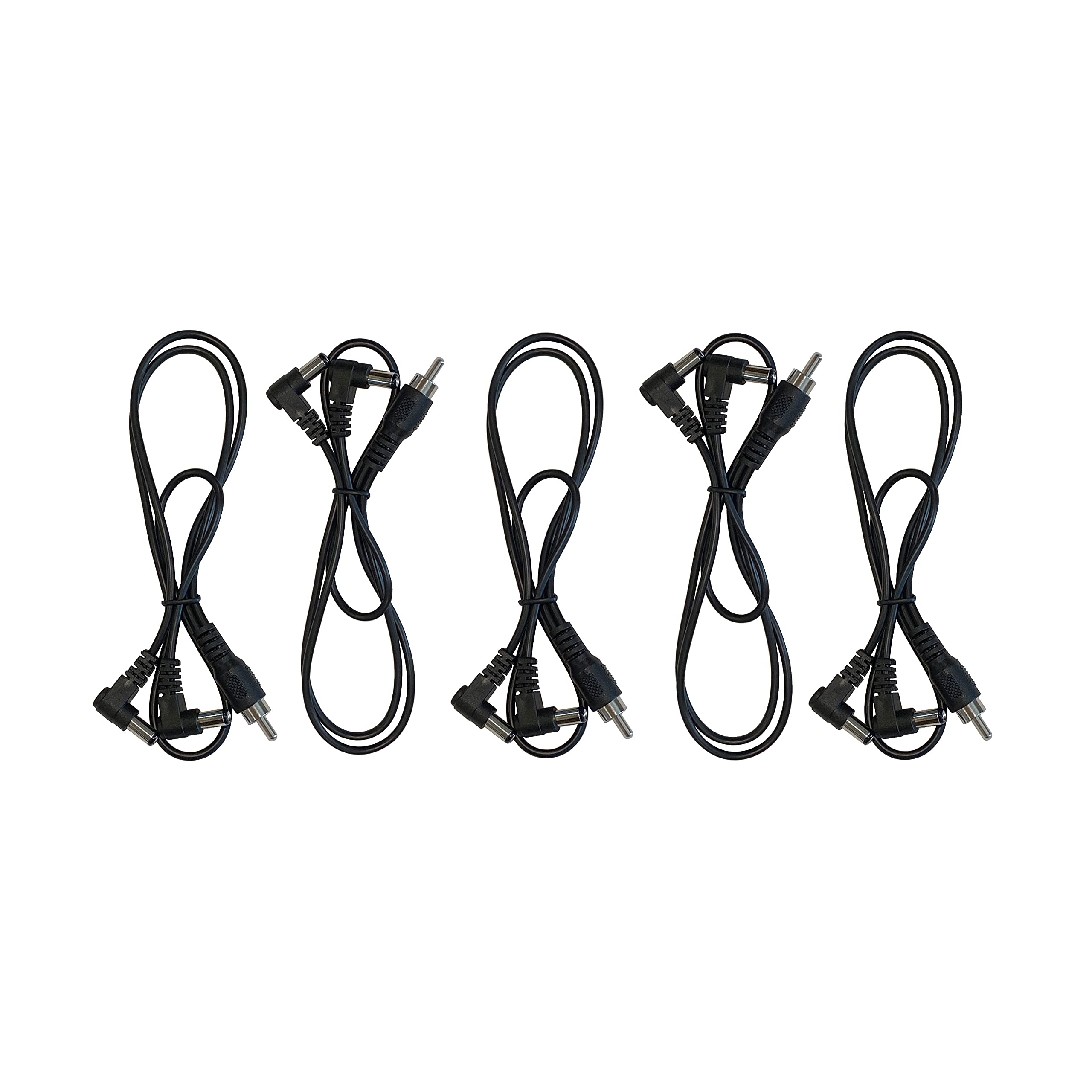 Kurrent Electric (5) Pack Of 2 Way Split Effects Pedal Dc Power Cables For Cioks Power Supplies