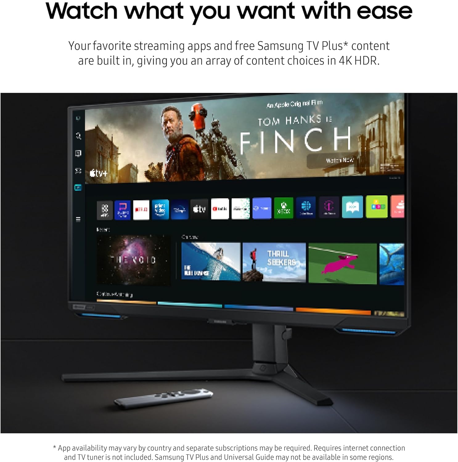 Samsung 28    Odyssey 4K Uhd(3840X2160) Gaming Monitor | Smart Tv | Game Bar | Built-In Speakers | Hdr 400, 144Hz, 1Ms | Freesyn
