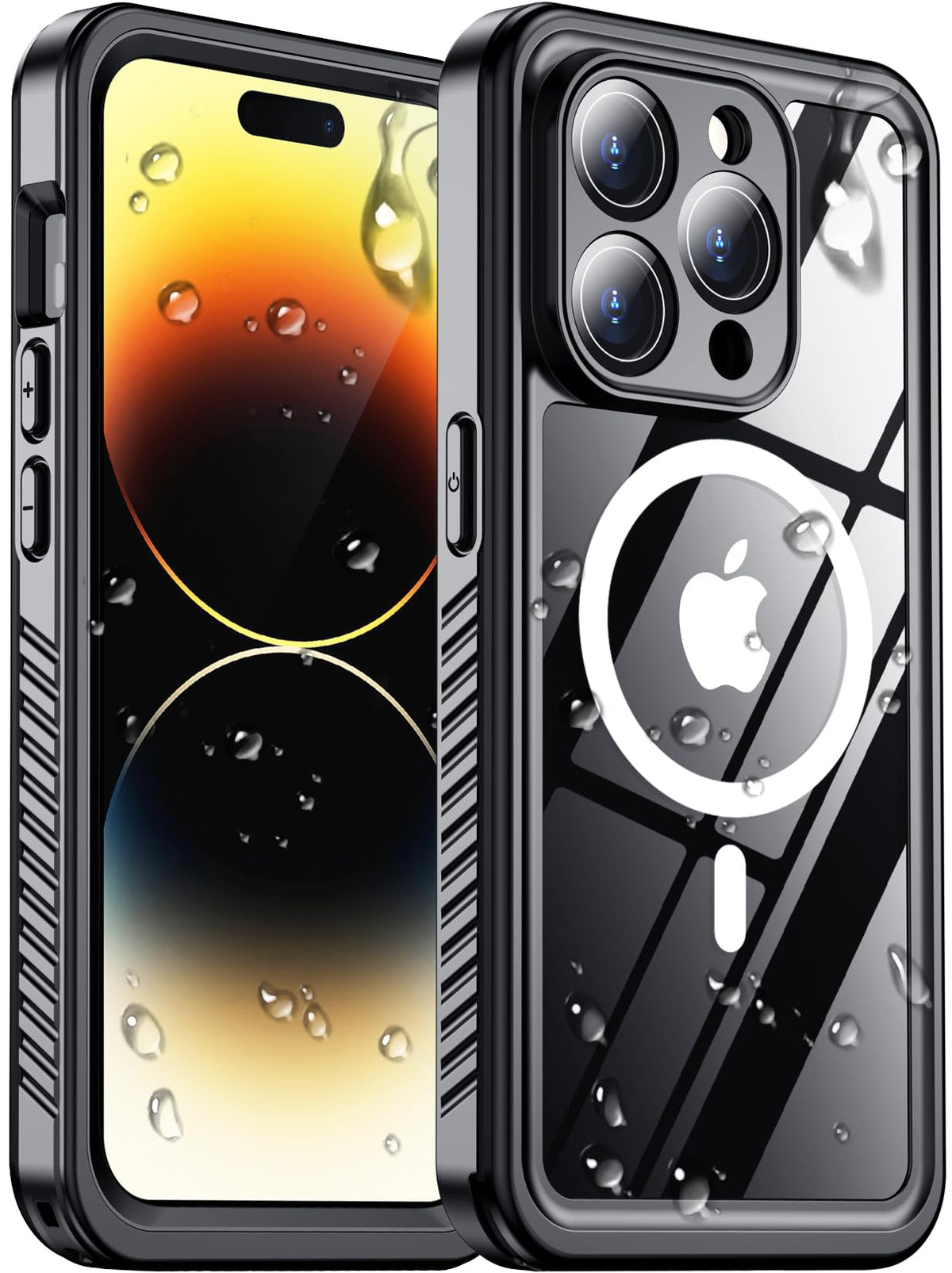 Red2Fire 2024 New Designed For Iphone 14 Pro Case Waterproof,[Compatible With Magsafe][Built In Camera & Screen Protector][Full