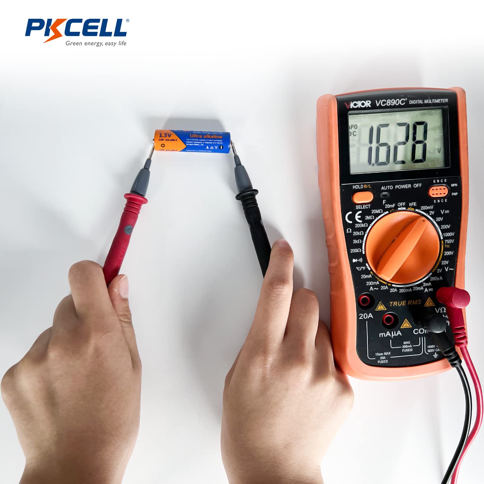 Pkcell Aa Aaa Batteries Combo Pack 24 Count   12 Double Aa Batteries And 12 Triple Aaa Batteries, 1.5V High Performance Alkaline