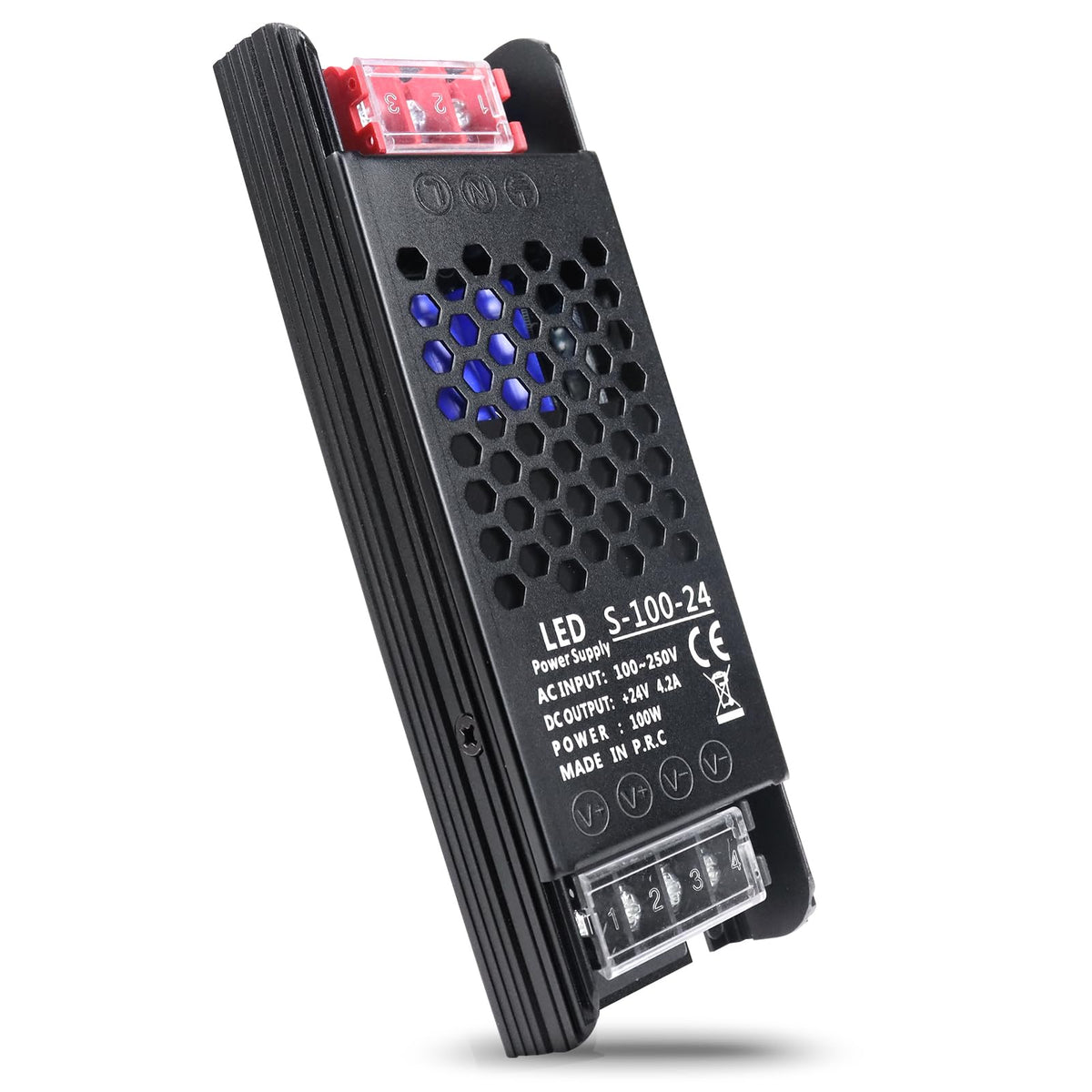 24V Power Supply, 4.2A 100W Universal Regulated Switching Power Supply Adapter, Ac 100 250V To Dc 24V Converter Transformer, Led