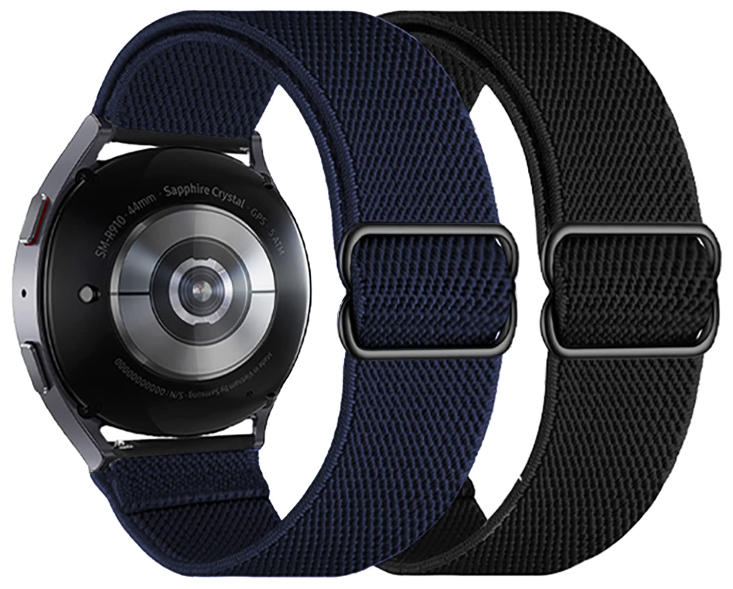 Olytop Elastic Bands For Galaxy Watch 4/5 Band 44Mm 40Mm/Galaxy Watch 4 Classic Bands 46Mm 42Mm Women Men, 20Mm Stretch Wristban